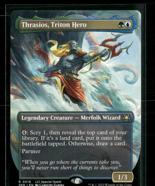 Thrasios, Triton Hero (Borderless) Special Guests #16 - Front