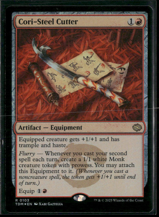 Cori-Steel Cutter Tarkir: Dragonstorm #103 Foil - Front