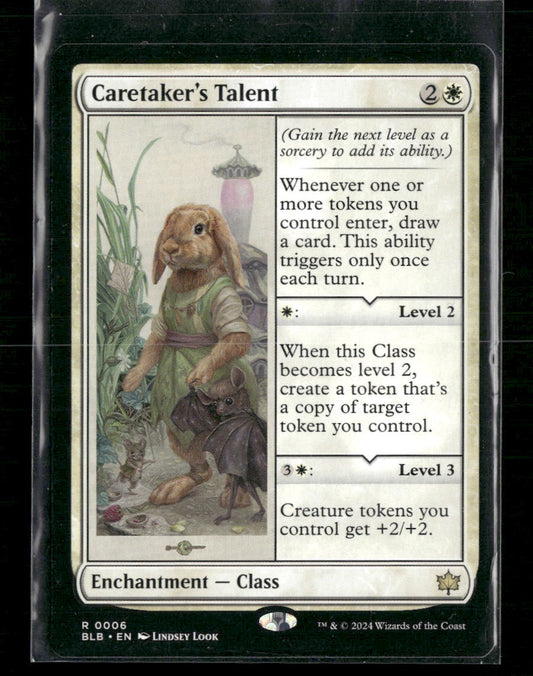 Caretaker's Talent Bloomburrow #6 - Front