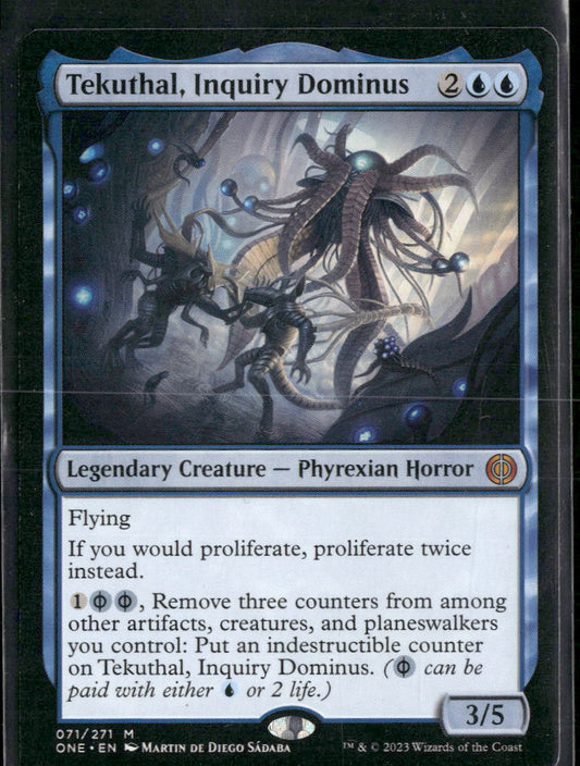 Tekuthal, Inquiry Dominus Phyrexia: All Will Be One #71 - Front