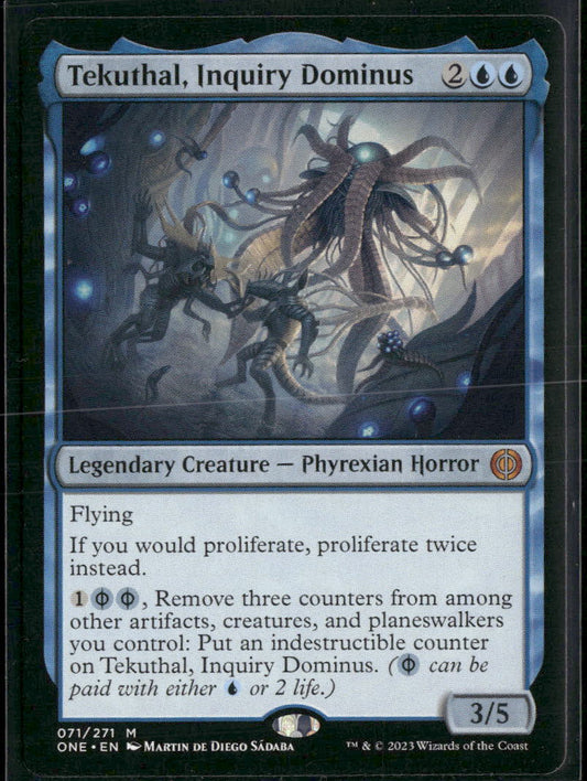 Tekuthal, Inquiry Dominus Phyrexia: All Will Be One #71 - Front