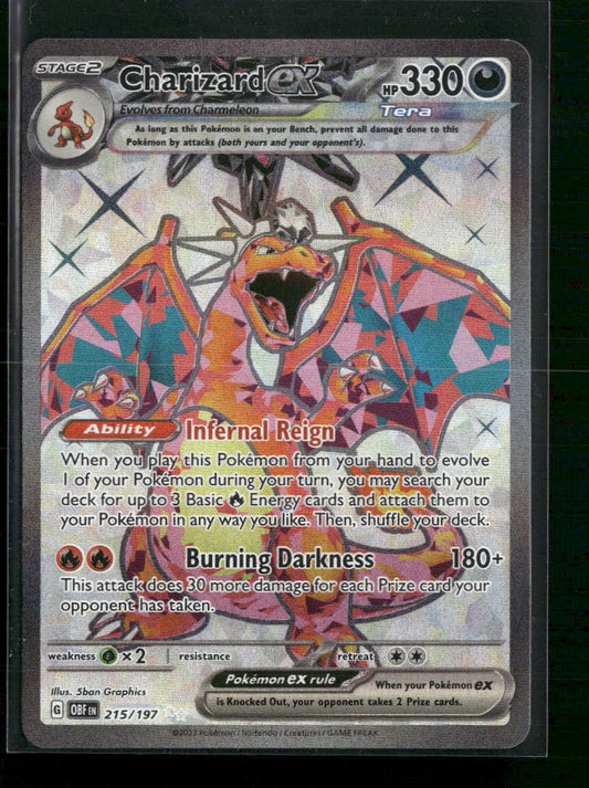 Charizard ex SV03: Obsidian Flames #215/197 - Front