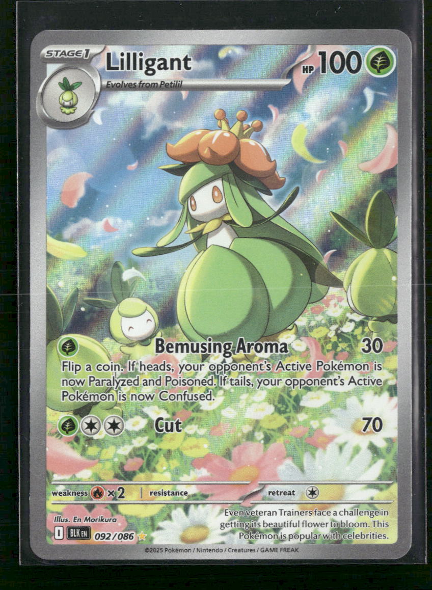 Lilligant SV: Black Bolt #092/086 - Front