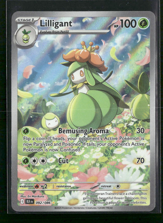 Lilligant SV: Black Bolt #092/086 - Front
