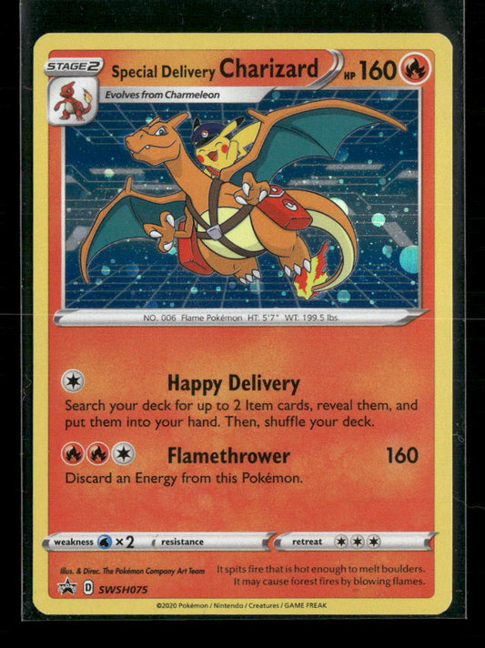 Special Delivery Charizard SWSH: Sword & Shield Promo Cards #SWSH075 - Front