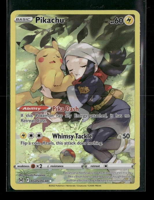 Pikachu SWSH11: Lost Origin Trainer Gallery #TG05/TG30 - Front