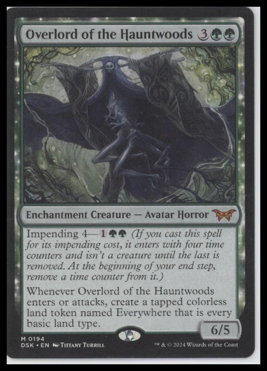 Overlord of the Hauntwoods Duskmourn: House of Horror #194 - Front