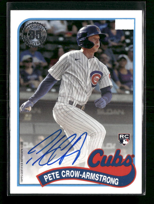 Pete Crow-Armstrong 2024 Topps Baseball 35th Anniversary Auto - Front