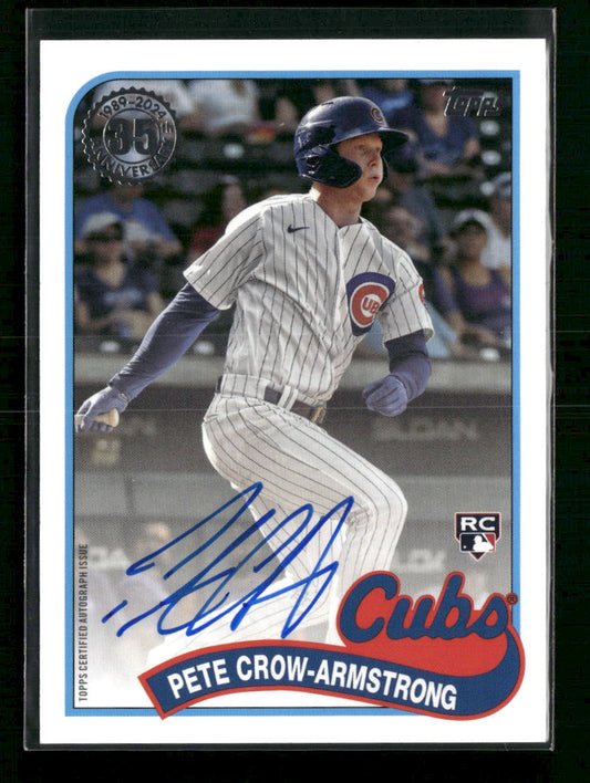 Pete Crow-Armstrong 2024 Topps Baseball 35th Anniversary Auto B - Front