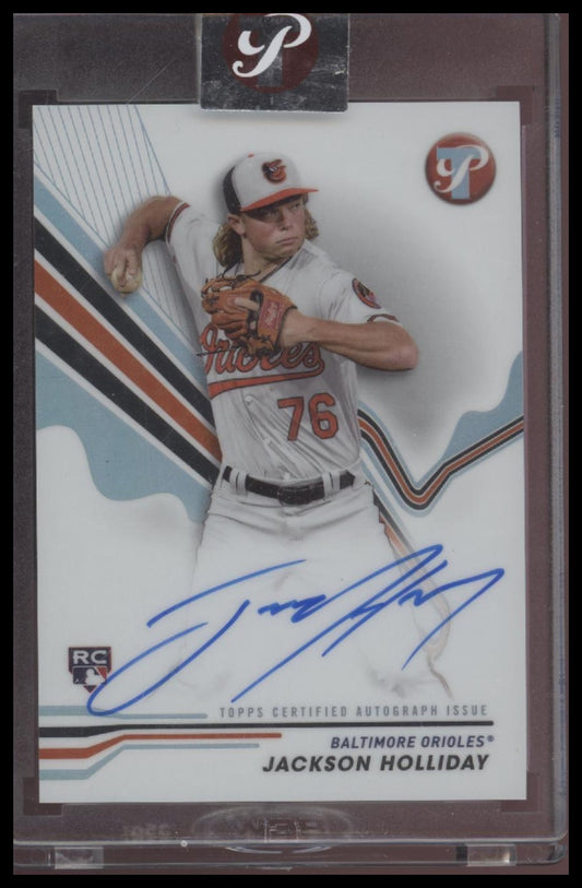 Jackson Holliday 2024 Topps Pristine #PA-JH Pristine Autographs - Front