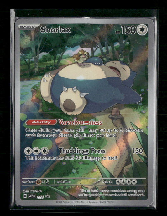 Snorlax SV: Scarlet & Violet Promo Cards #051 - Front
