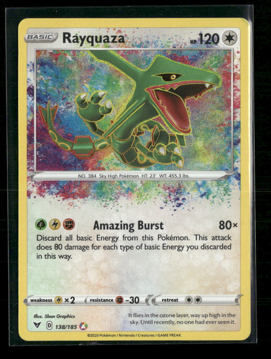 Rayquaza SWSH04: Vivid Voltage #138/185 - Front