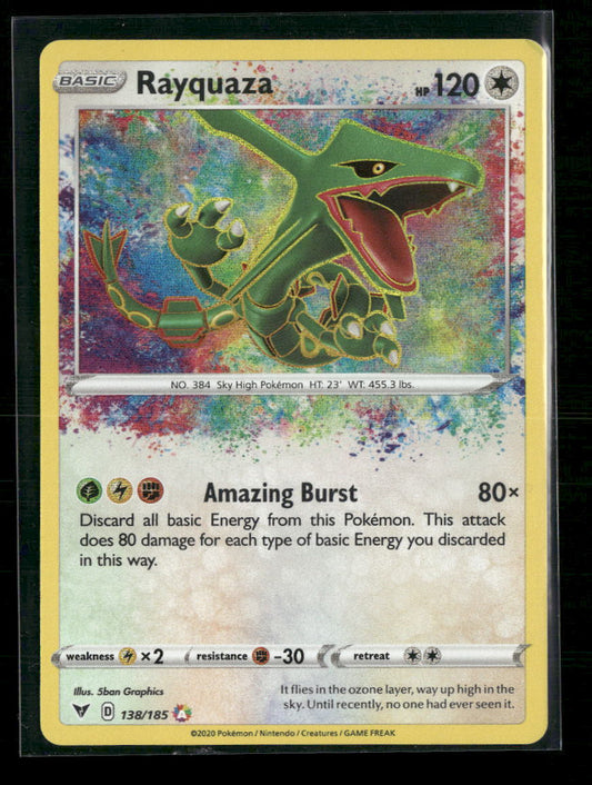 Rayquaza SWSH04: Vivid Voltage #138/185 - Front