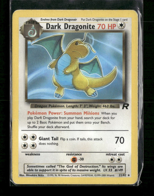 Dark Dragonite (22) Team Rocket #22/82 - Front