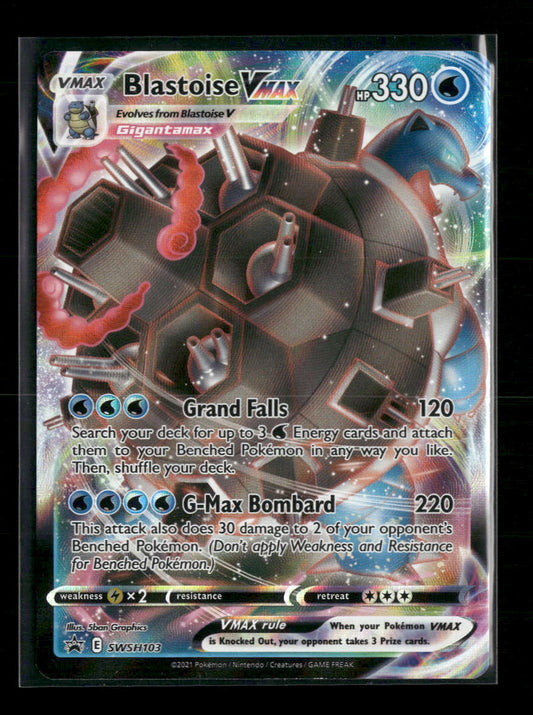 Blastoise VMAX SWSH: Sword & Shield Promo Cards #SWSH103 - Front