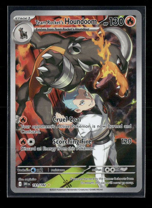 Team Rocket's Houndoom SV10: Destined Rivals #191/182 - Front