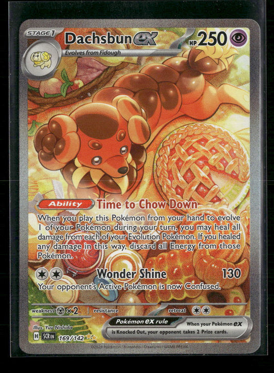 Dachsbun ex SV07: Stellar Crown #169/142 - Front