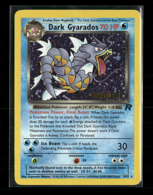Dark Gyarados (Prerelease) WoTC Promo #08/82 - Front