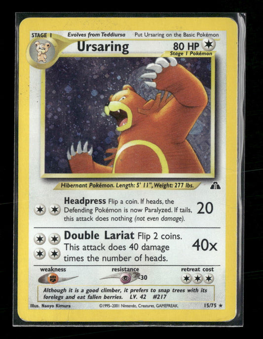 Ursaring (15) Neo Discovery #15/75 - Front