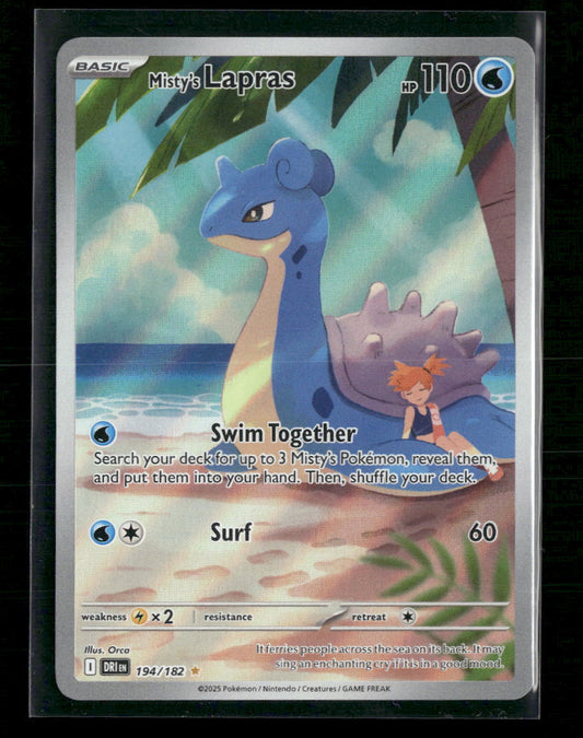Misty's Lapras SV10: Destined Rivals #194/182 - Front