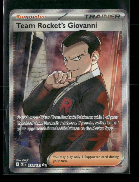 Team Rocket's Giovanni SV10: Destined Rivals #225/182 - Front