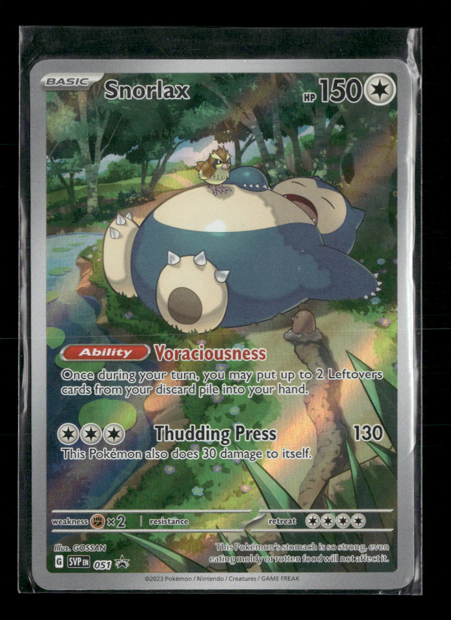 Snorlax SV: Scarlet & Violet Promo Cards #051 - Front