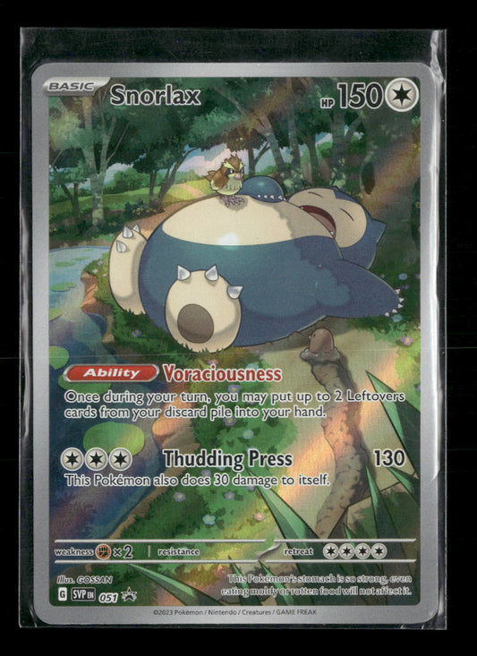 Snorlax SV: Scarlet & Violet Promo Cards #051 - Front