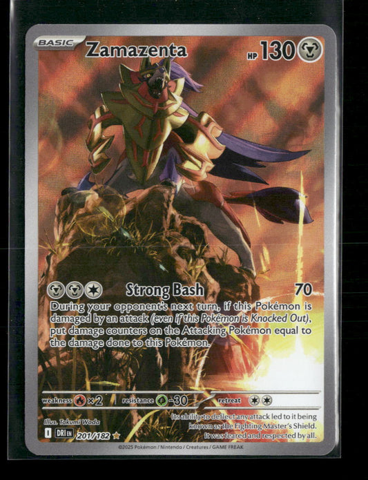 Zamazenta SV10: Destined Rivals #201/182 - Front