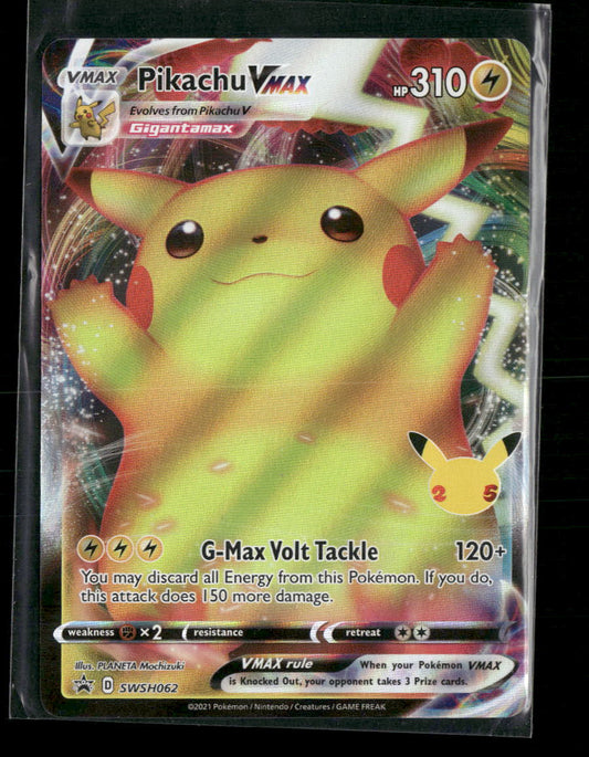 Pikachu VMAX SWSH: Sword & Shield Promo Cards #SWSH062 - Front