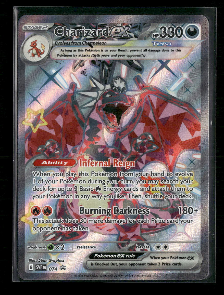 Charizard ex SV: Scarlet & Violet Promo Cards #074 - Front