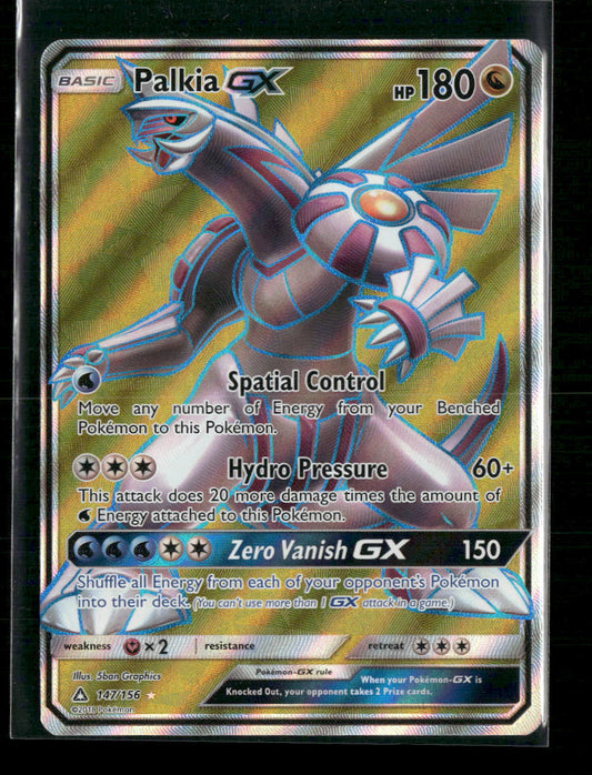 Palkia GX (Full Art) SM - Ultra Prism #147/156 - Front