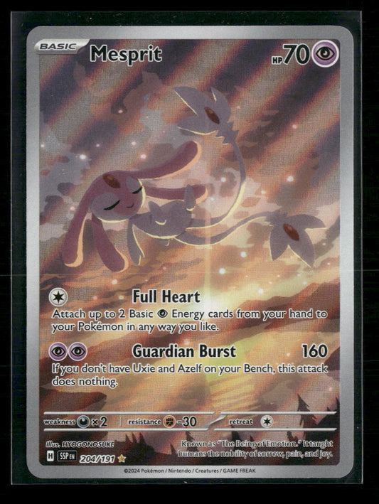 Mesprit SV08: Surging Sparks #204/191 - Front