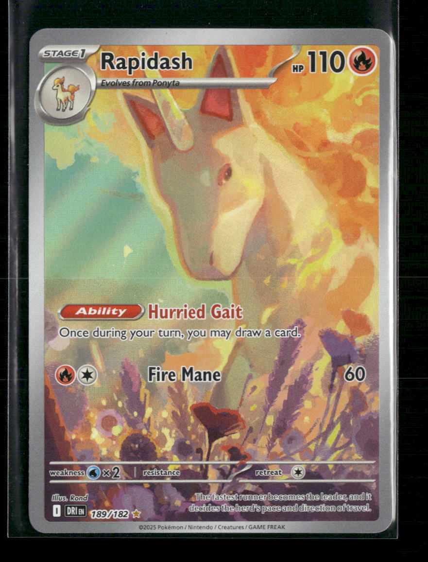 Rapidash SV10: Destined Rivals #189/182 - Front