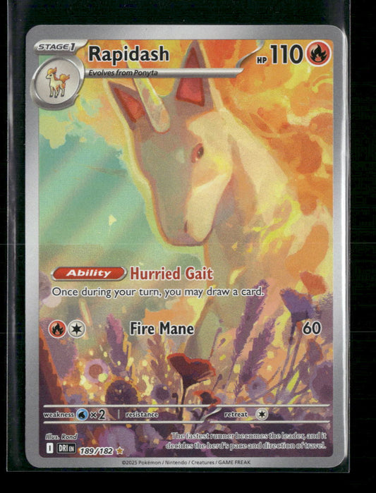 Rapidash SV10: Destined Rivals #189/182 - Front