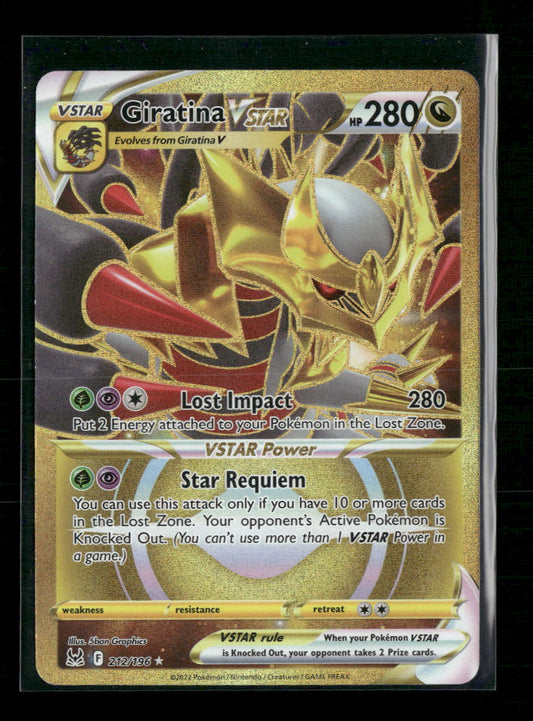 Giratina VSTAR (212) (Secret) SWSH11: Lost Origin #212/196 - Front