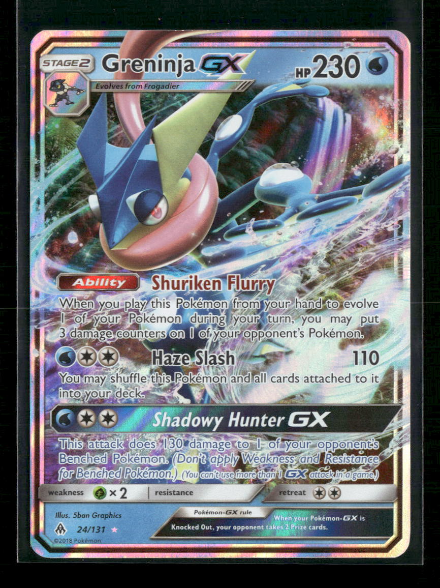Greninja GX SM - Forbidden Light #24/131 - Front