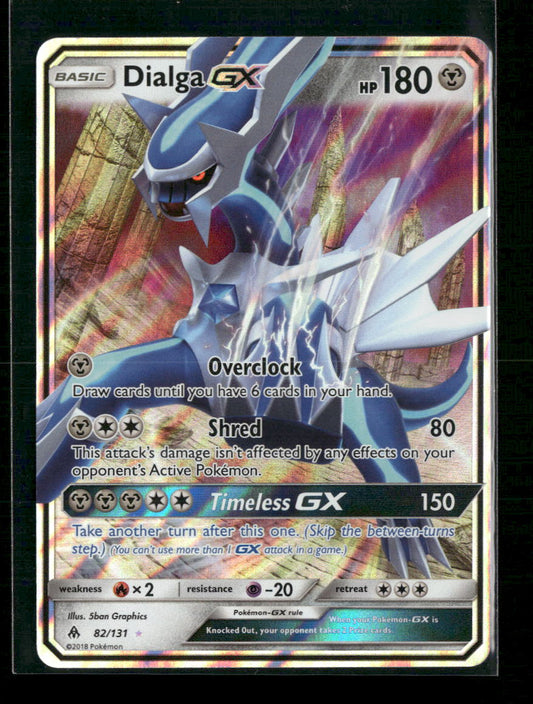 Dialga GX SM - Forbidden Light #82/131 - Front