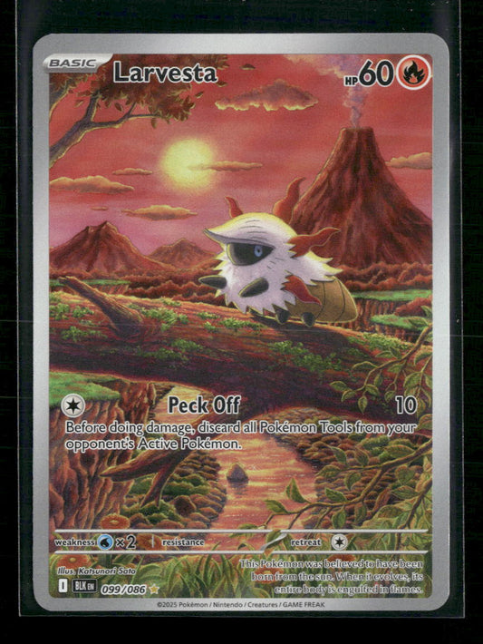 SV: Black Bolt #099/086 Larvesta - Front