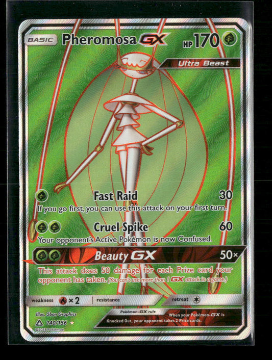 Pheromosa GX (Full Art) SM - Ultra Prism #140/156 - Front