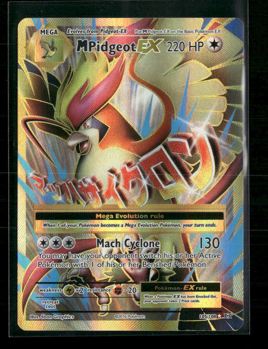 M Pidgeot EX (Full Art) XY - Evolutions #105/108 - Front
