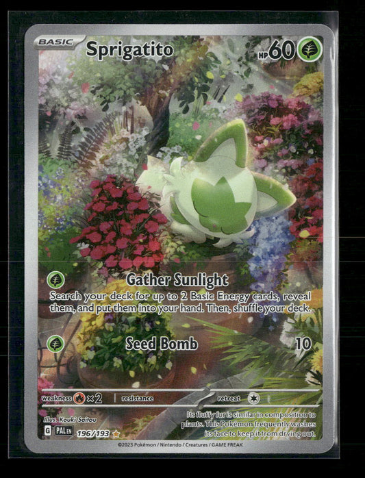Sprigatito SV02: Paldea Evolved #196/193 - Front