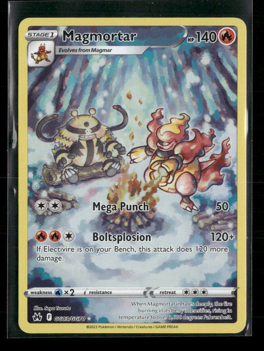 Magmortar Crown Zenith: Galarian Gallery #GG03/GG70 - Front