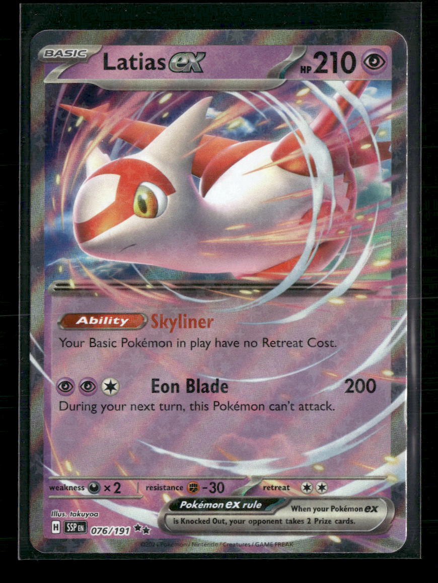 Latias ex SV08: Surging Sparks #076/191 - Front