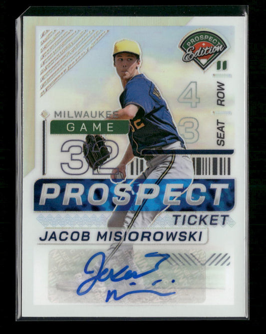 Jacob Misiorowski 2024 Panini Prospect Edition #156 Holo - Front
