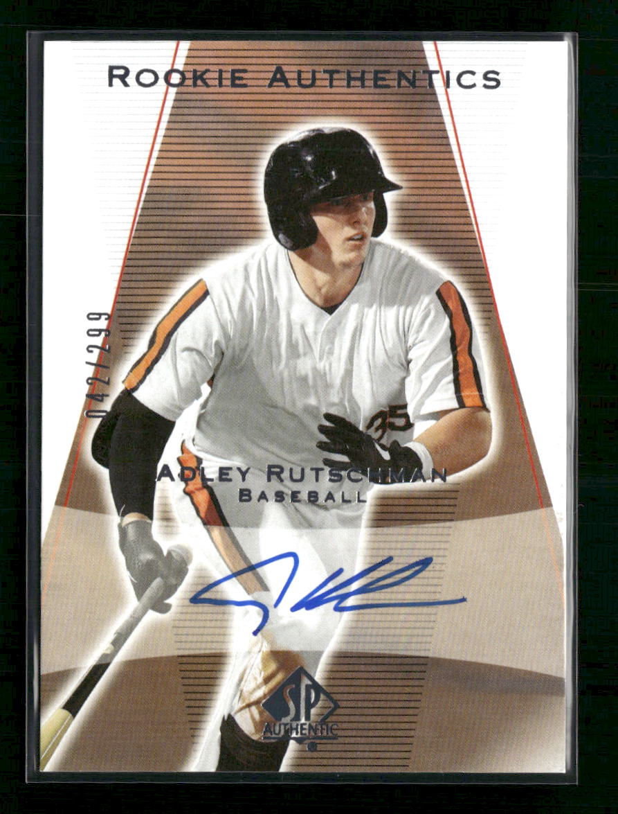 Adley Rutschman 2021 UD Goodwin Champion 03-04 Rookie Auto #/299 - Front