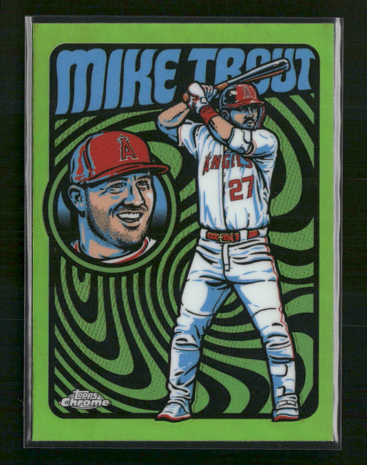 Mike Trout 2024 Topps Chrome #UV-3 Ultraviolet All-Stars - Front