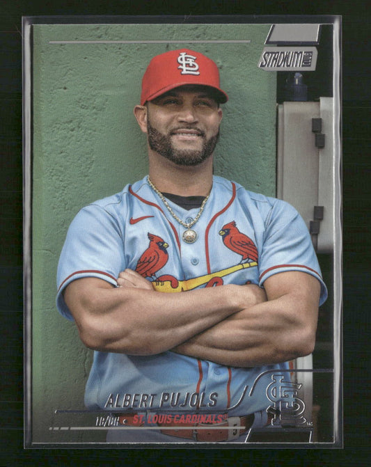 Albert Pujols 2022 Stadium Club #173b - Front