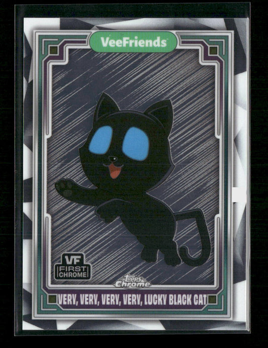 Very, Very, Very, Very, Lucky Black Cat - Blue Eyes - Front