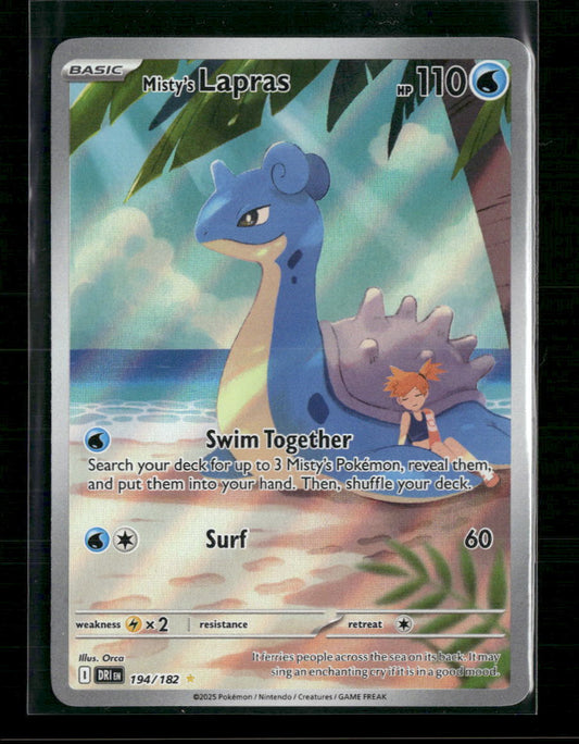 Misty's Lapras SV10: Destined Rivals #194/182 - Front