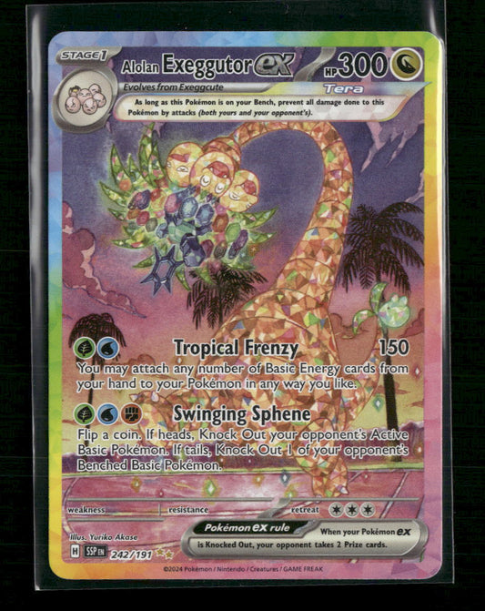 Alolan Exeggutor ex SV08: Surging Sparks #242/191 - Front